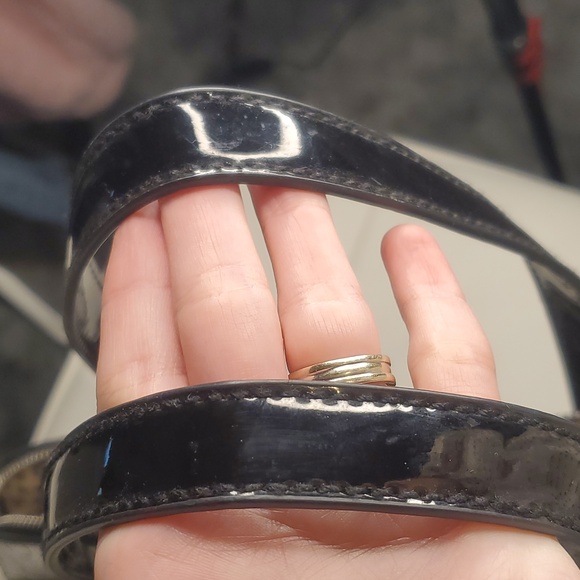 GUESS Metallic Silver Monogram Tote - Picture 6 of 8